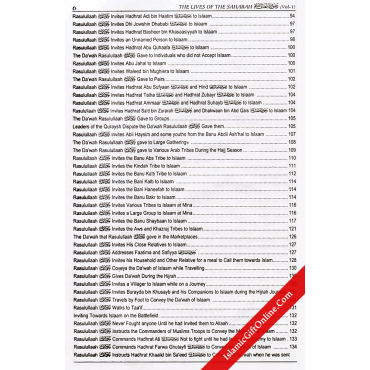 Hayatus Sahabah (Lives of the Holy Sahabah) 3 Volumes Set - English
