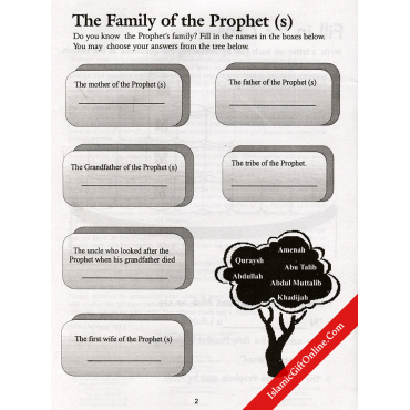 The Holy Prophet Workbook
