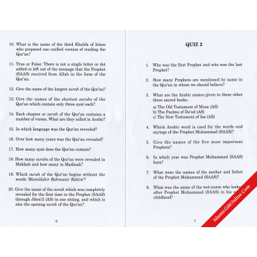 Islamic Quiz Book 1