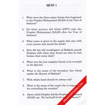 Islamic Quiz Book 3