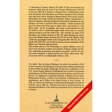 A Chronology of Islamic History: 570 - 1000 CE - Hardback