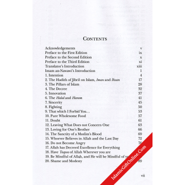 The Complete Forty Hadith