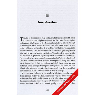 A Social History Of Education In The Muslim World (From the Prophetic Era to Ottoman Times)
