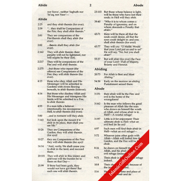 A-Z Ready Reference of the Quran