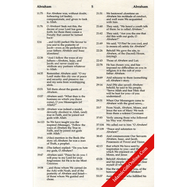 A-Z Ready Reference of the Quran