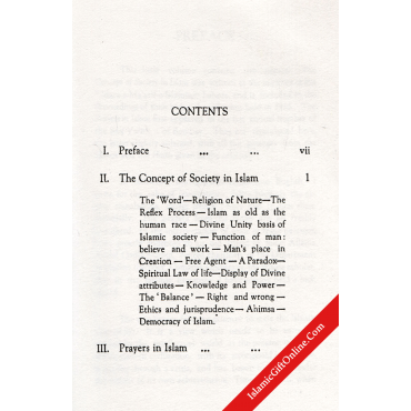The Concept of Society in Islam and Prayers in Islam