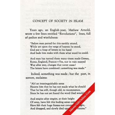 The Concept of Society in Islam and Prayers in Islam