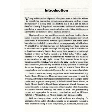Dictionary of Muslim Names