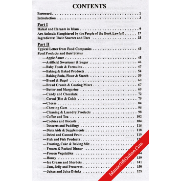 A Handbook of Halaal & Haraam Products