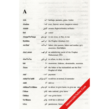 A Glossary of the Quran
