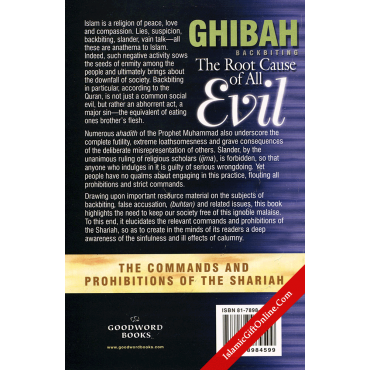 Ghibah: Backbiting (The Root Cause of All Evil)