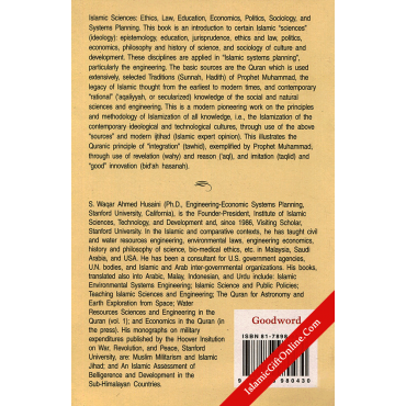 Islamic Sciences : An Introduction to Islamic Ethics Law Education Politics Economics Sociology