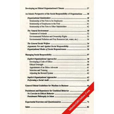 Islamic Business Ethics