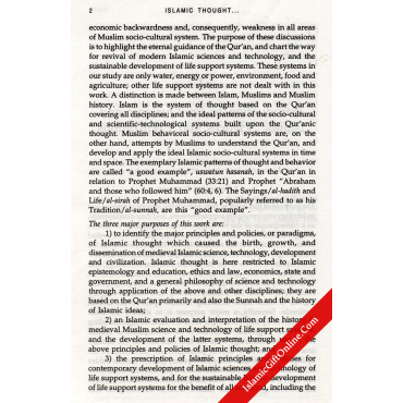 Islamic Thought in the Rise and Supremacy of Islamic Technological Culture: Water Resources and Energy