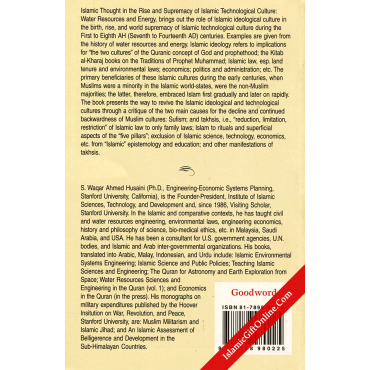 Islamic Thought in the Rise and Supremacy of Islamic Technological Culture: Water Resources and Energy