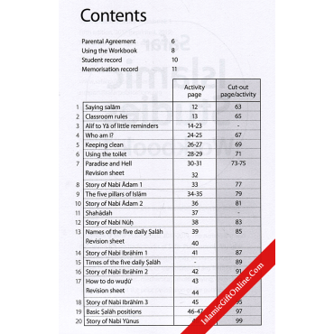 Safar Islamic Studies: Workbook 1 – Learn about Islam Series