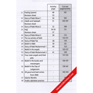 Safar Islamic Studies: Workbook 1 – Learn about Islam Series