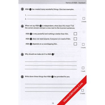 Safar Islamic Studies: Workbook 3 – Learn about Islam Series