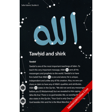 Safar Islamic Studies: Textbook 6 – Learn about Islam Series