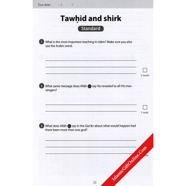 Safar Islamic Studies: Workbook 6 – Learn about Islam Series