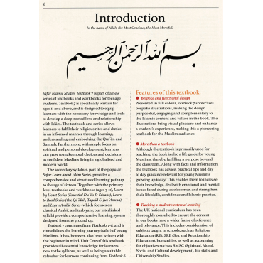 Safar Islamic Studies: Textbook 7 – Learn about Islam Series