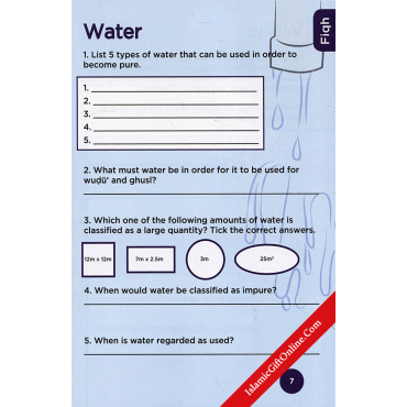 An Nasihah Islamic Curriculum Workbook 6 for girls