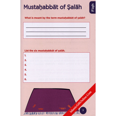 An Nasihah Islamic Curriculum Workbook 7 