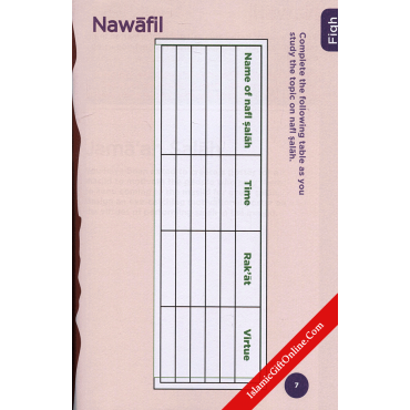 An Nasihah Islamic Curriculum Workbook 8