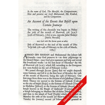 The Travels of Ibn Jubayr