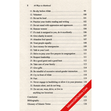 44 Ways to Manhood: Breaking old habits and building new personalities based on Quran and Sunnah