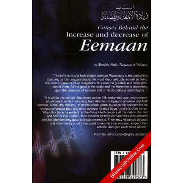 Causes Behind the Increase and Decrease of Eemaan
