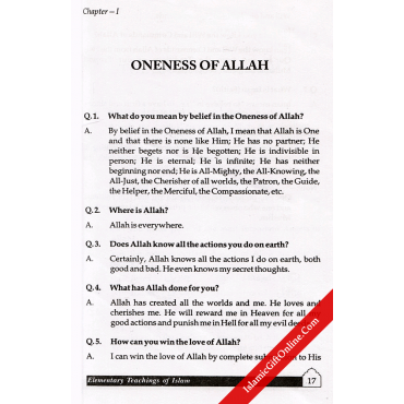 Elementary Teachings of Islam
