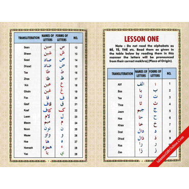 Noorani Qaaidah : Color Coded - Primer for Learning Quranic Recitation