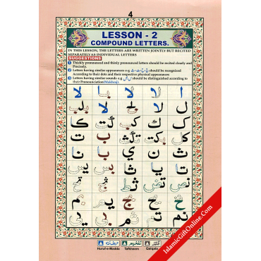 Colored Noorani Qaaidah - Ref. 132