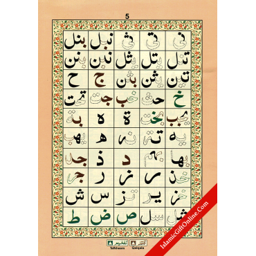 Colored Noorani Qaaidah - Ref. 132