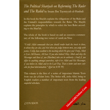 The Political Shariyah on Reforming the Ruler and the Ruled