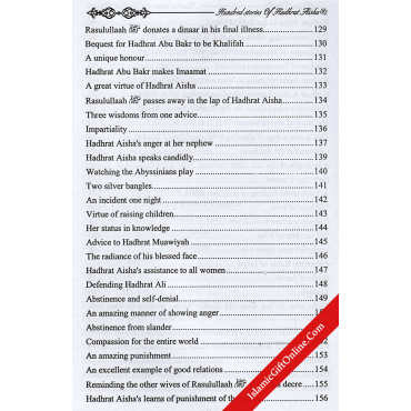 Hundred Stories of Hadhrat Ayesha