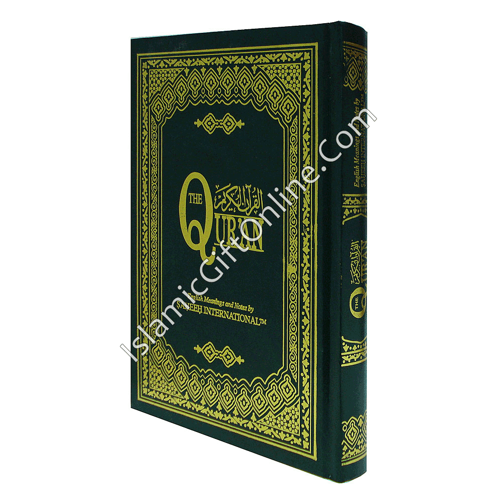 The Quran Arabic Text with Corresponding English Meanings Medium Size - Hardback