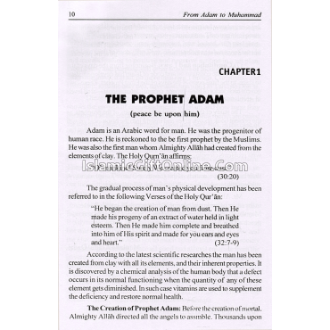 From Adam to Muhammad (SAW)