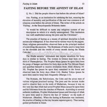 Fasting In Islam (saum)