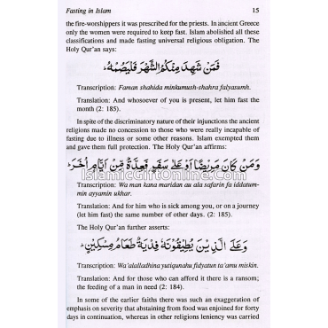 Fasting In Islam (saum)