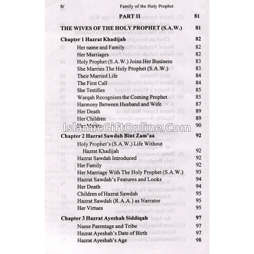 The Family of the Holy Prophet (S.A.W.)