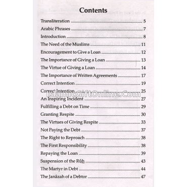 The Islamic Perspective of Loans