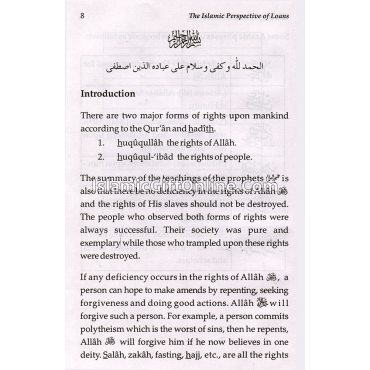 The Islamic Perspective of Loans