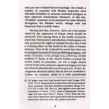 Polygamy in Islam