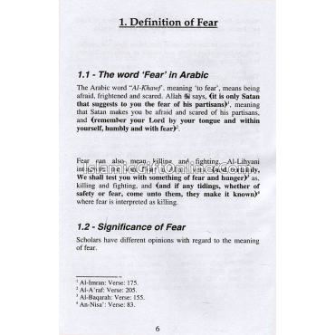 Overcoming the Fear of Death, Illness and Sickness