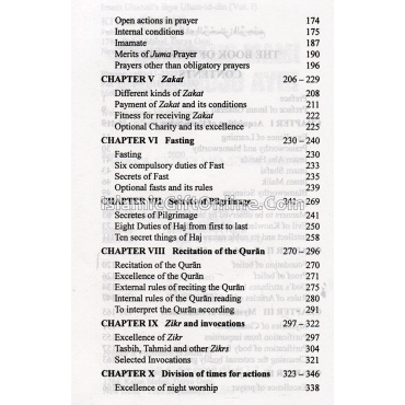 Imam Ghazzali's Ihya Ulum-Id-Din
