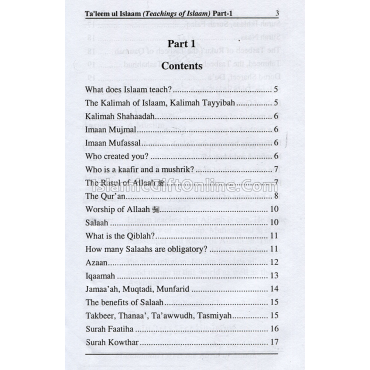 Taleem Ul Islaam (Teaching of Islaam)