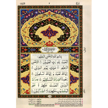The Holy Qur'an Color Coded with Tajweed Rules Large Size (15 Lines) - Ref. H30