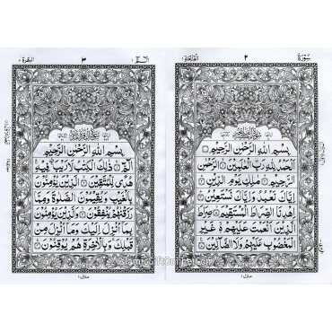 Para Set of the Holy Quran (Large bold script with 9 lines) - Paperback